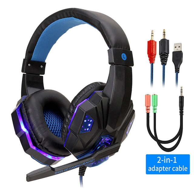 Led Light Wired Gaming Headset Pro