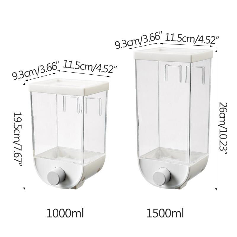 Wall Mounted Multi Grain Jars
