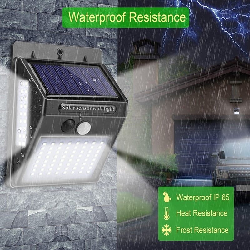 Garden Solar Lamp PIR Motion Sensor LED