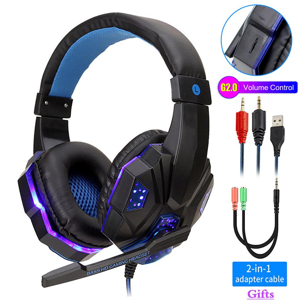 Led Light Wired Gaming Headset Pro