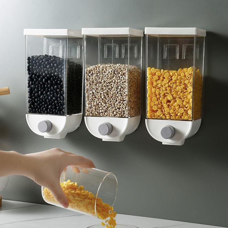 Wall Mounted Multi Grain Jars