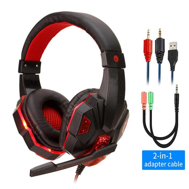 Led Light Wired Gaming Headset Pro