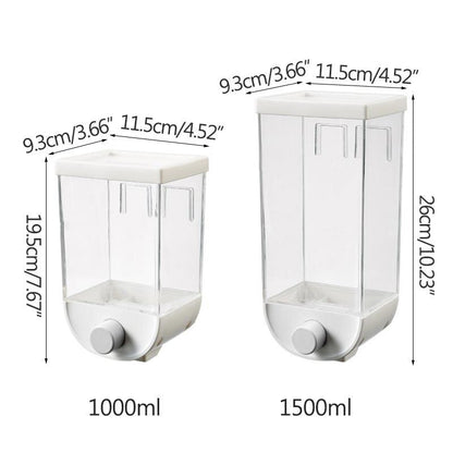 Wall Mounted Multi Grain Jars