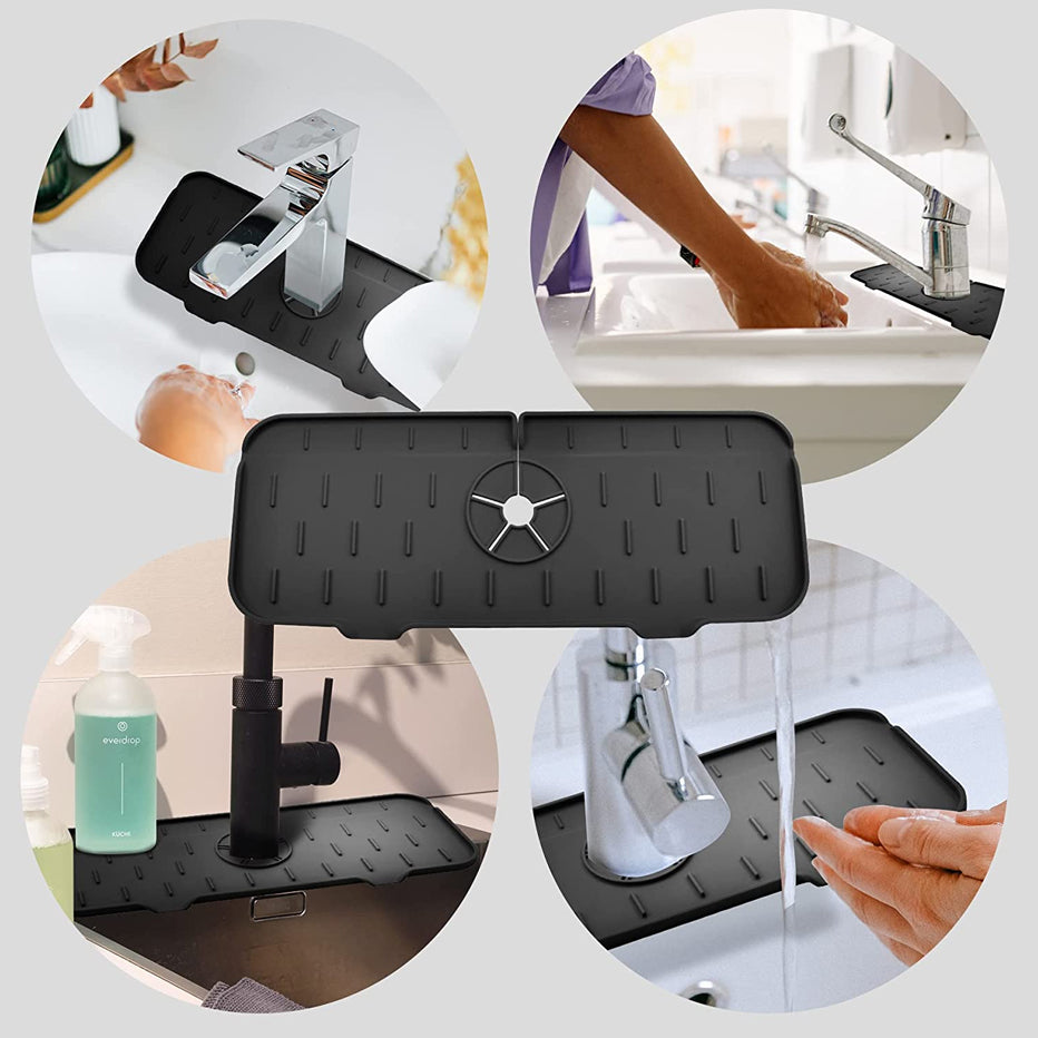 Silicone Sink Faucet Mat For Kitchen