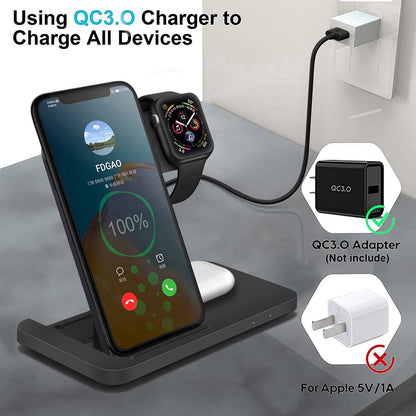 3-in-1 Wireless Charger Dock