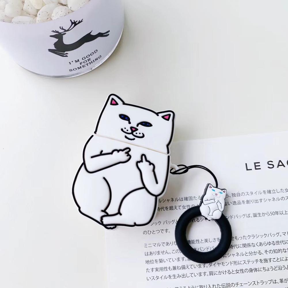 Cute Cartoon Cat Airpods