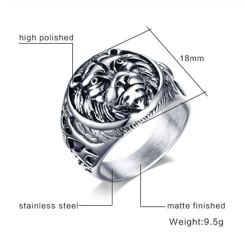 Classic Lion Head Rings