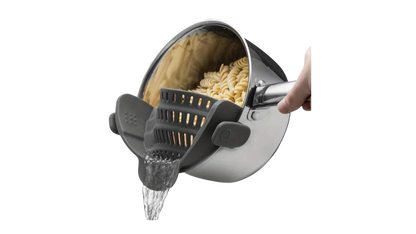 Adjustable Silicone Pot Strainer With Clips