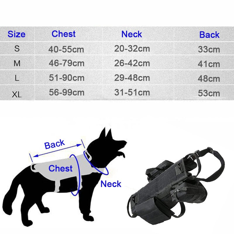 Military Dog Harness