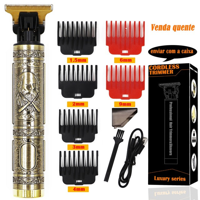 USB Vintage Electric Hair Trimmer Professional
