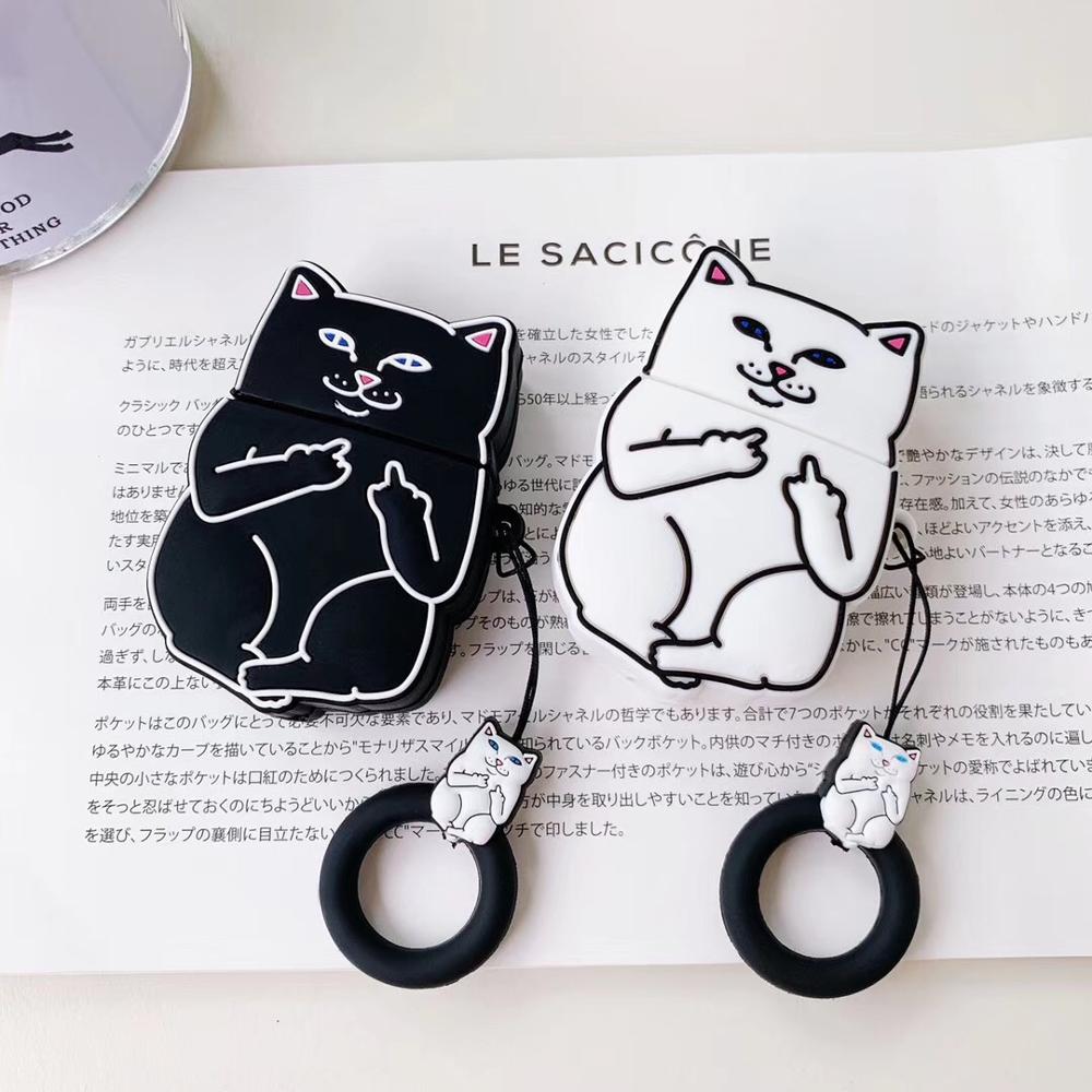 Cute Cartoon Cat Airpods
