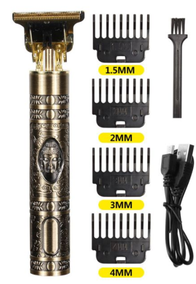 USB Vintage Electric Hair Trimmer Professional