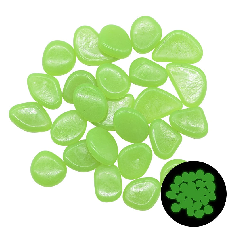 Glow in the Dark  Pebbles