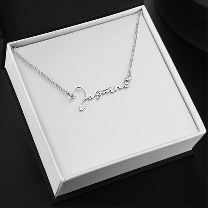 Signature Style Custom Name Necklace