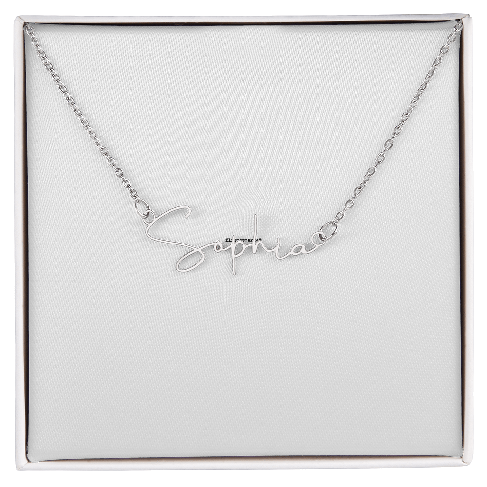 Signature Style Custom Name Necklace