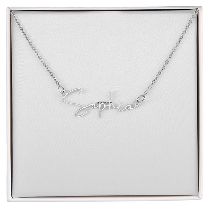 Signature Style Custom Name Necklace