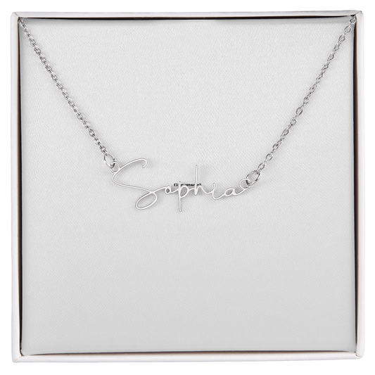 Signature Style Custom Name Necklace