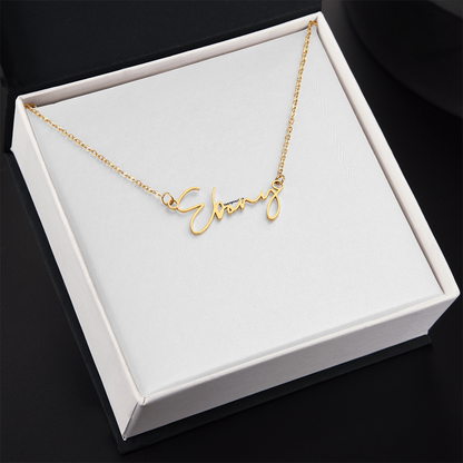 Signature Style Custom Name Necklace