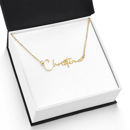 Signature Style Custom Name Necklace
