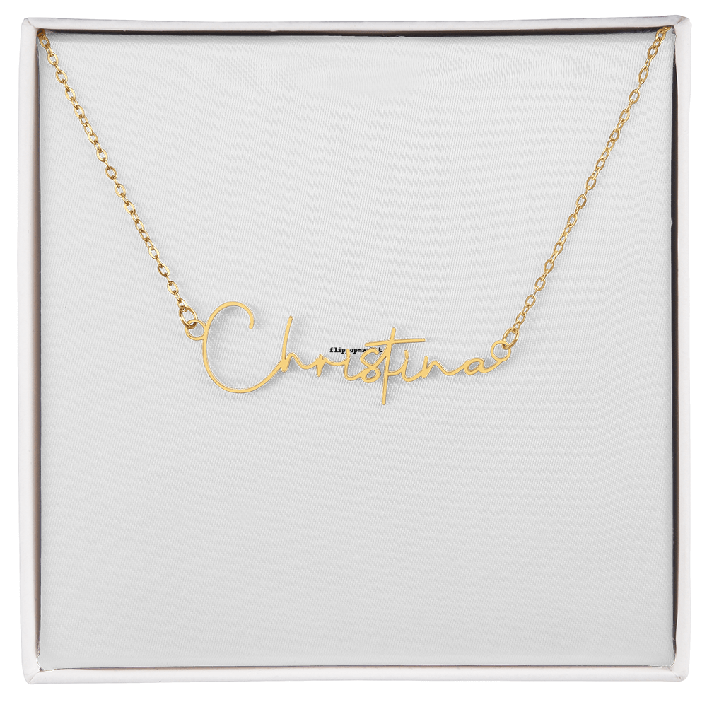 Signature Style Custom Name Necklace