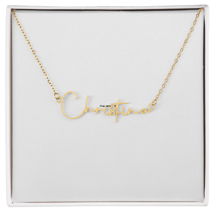 Signature Style Custom Name Necklace