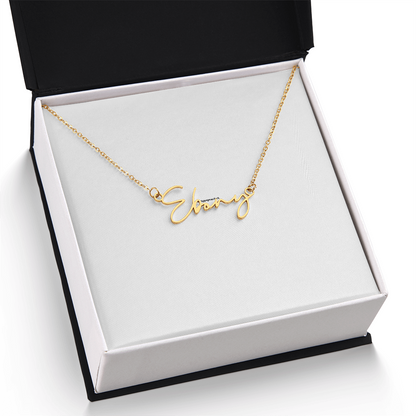 Signature Style Custom Name Necklace