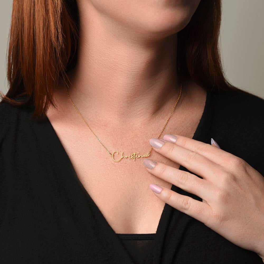 Signature Style Custom Name Necklace