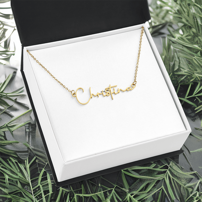 Signature Style Custom Name Necklace