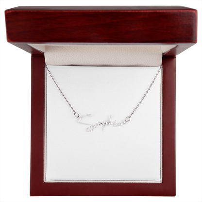 Signature Style Custom Name Necklace