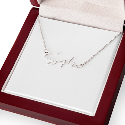 Signature Style Custom Name Necklace