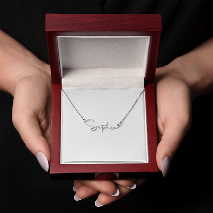 Signature Style Custom Name Necklace