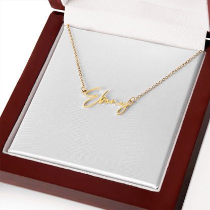 Signature Style Custom Name Necklace