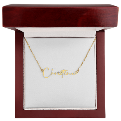 Signature Style Custom Name Necklace