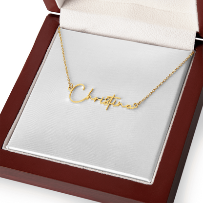 Signature Style Custom Name Necklace