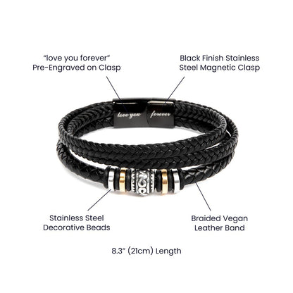 Love You Forever Men's Bracelet