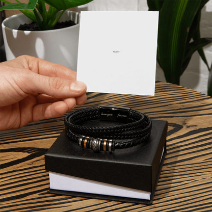 Love You Forever Men's Bracelet