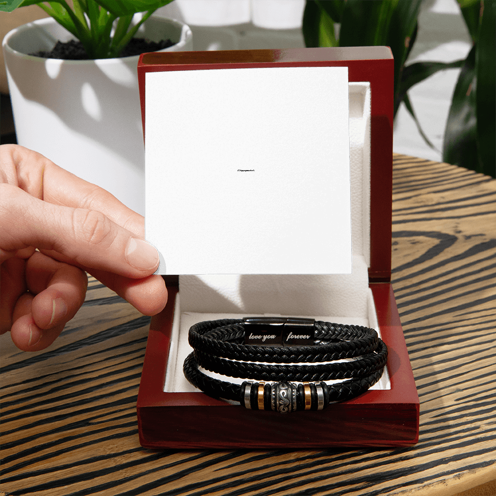 Love You Forever Men's Bracelet