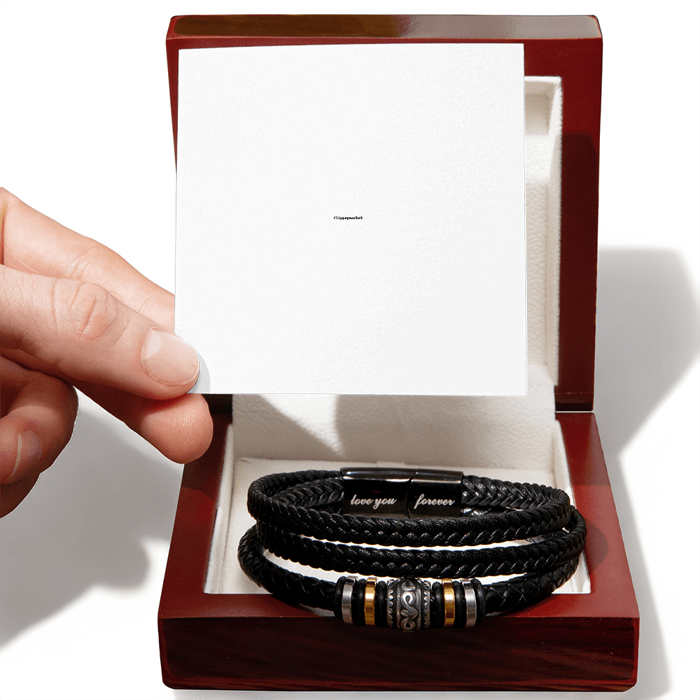 Love You Forever Men's Bracelet