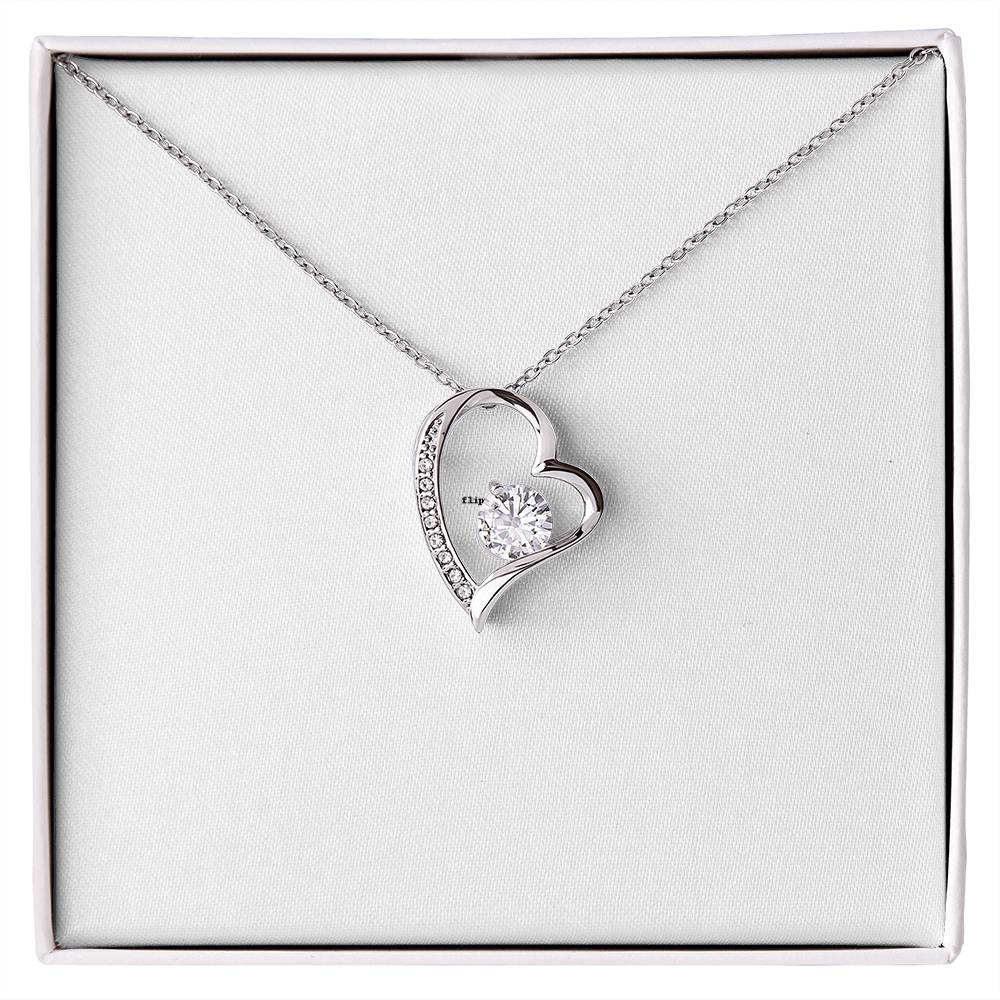 Forever Love Crystal Heart Necklace