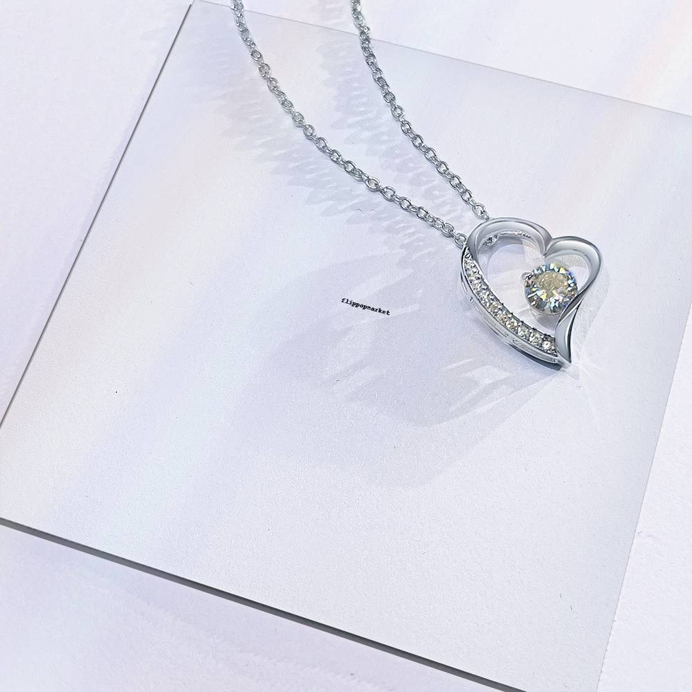 Forever Love Crystal Heart Necklace