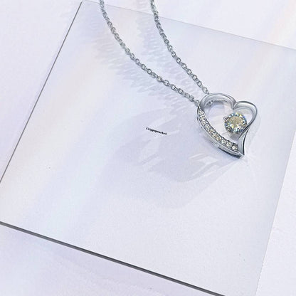 Forever Love Crystal Heart Necklace