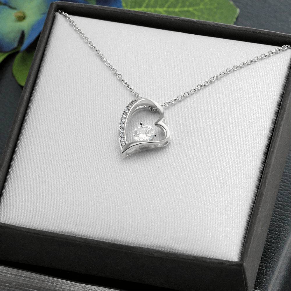 Forever Love Crystal Heart Necklace