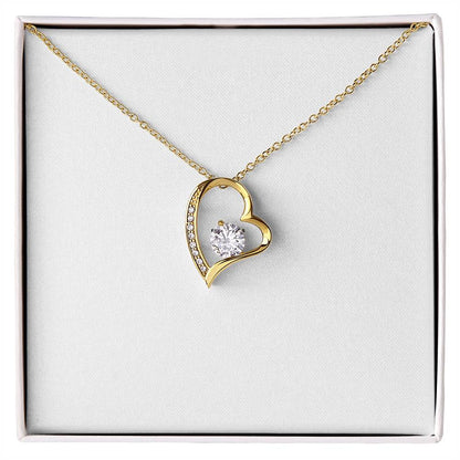 Forever Love Crystal Heart Necklace