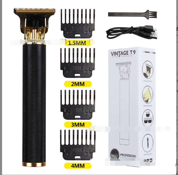 USB Vintage Electric Hair Trimmer Professional