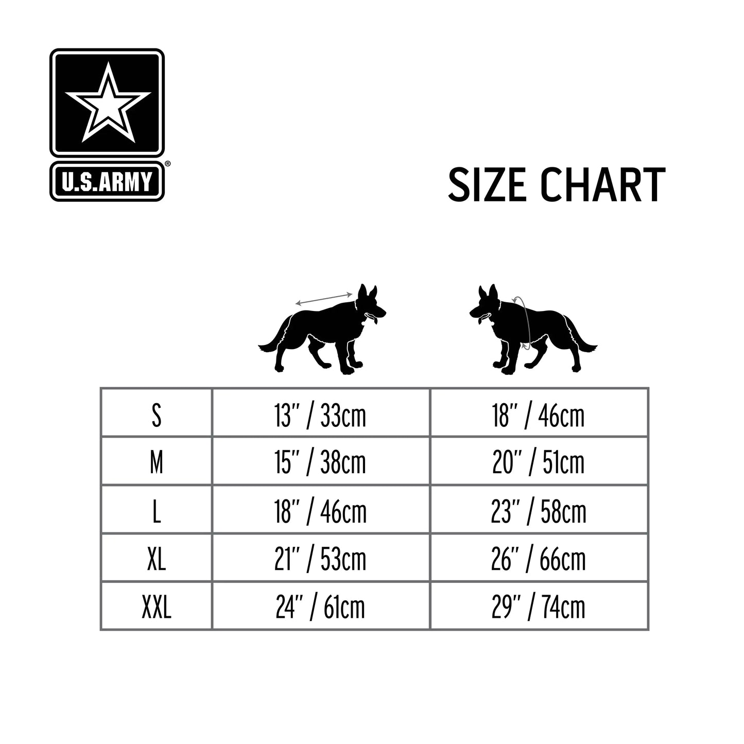 US Army Packable Dog Raincoat Black