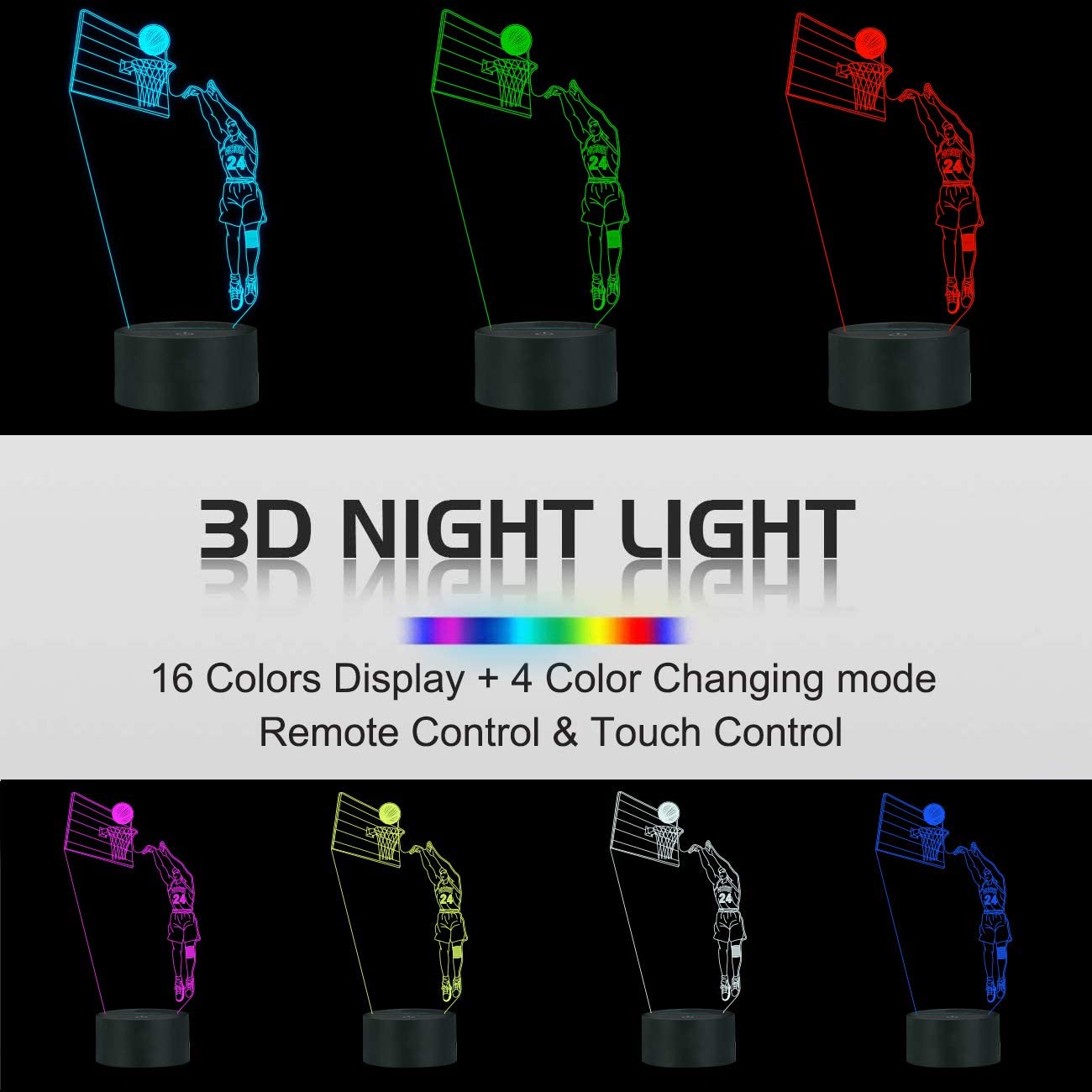 Basket Ball 3D Lamp