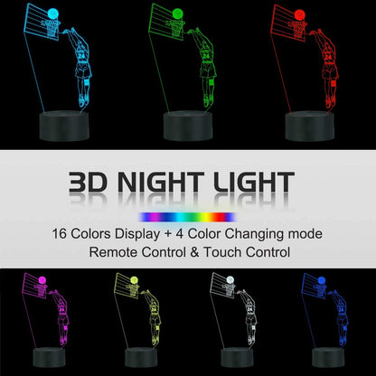 Basket Ball 3D Lamp