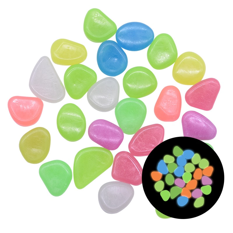 Glow in the Dark  Pebbles